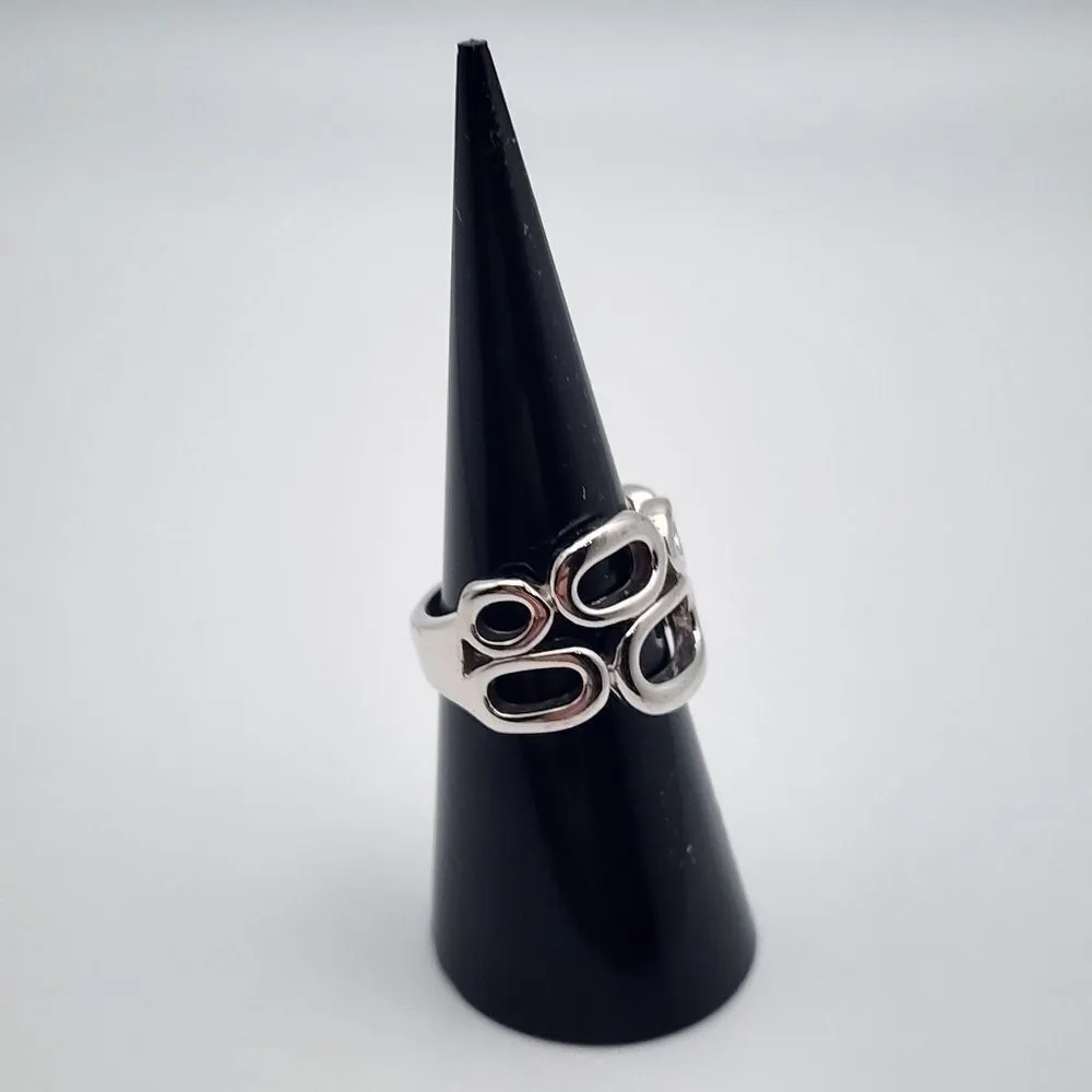 Lia Sophia Structure Silver Tone Ring (7) - Image 3