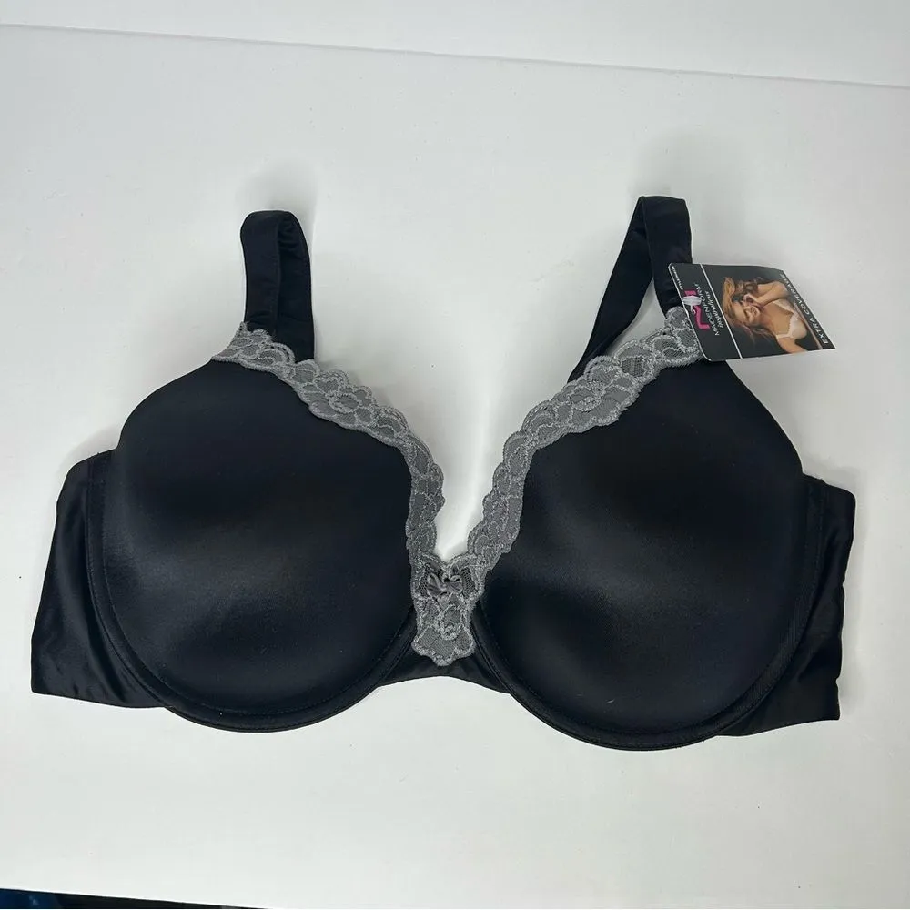 Maidenform Black Full Coverage Bra with Adjustable Straps and Molded Cups - Image 2