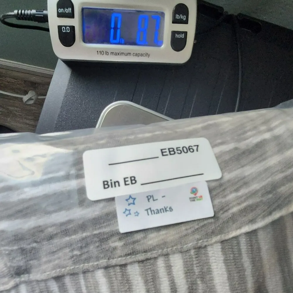 Hang Ten Gray and White Striped Sheer Cotton Beach Cover Hoodie Women's Size L - Image 8