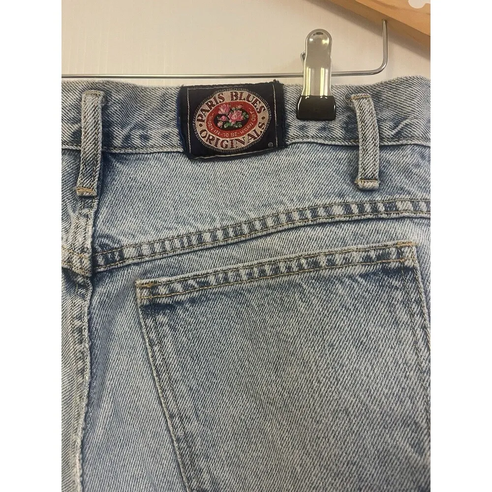 Vintage Medium Wash | 90s Embroidered Daisy Dukes Size  30 Hot Pants  Jean Denim - Image 6