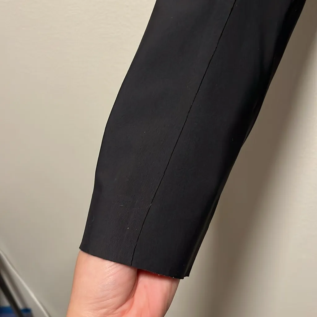 ATHLETA Interstellar Blazer, Zip Pocket, Snap Closure, Black, Size 10 - Image 7