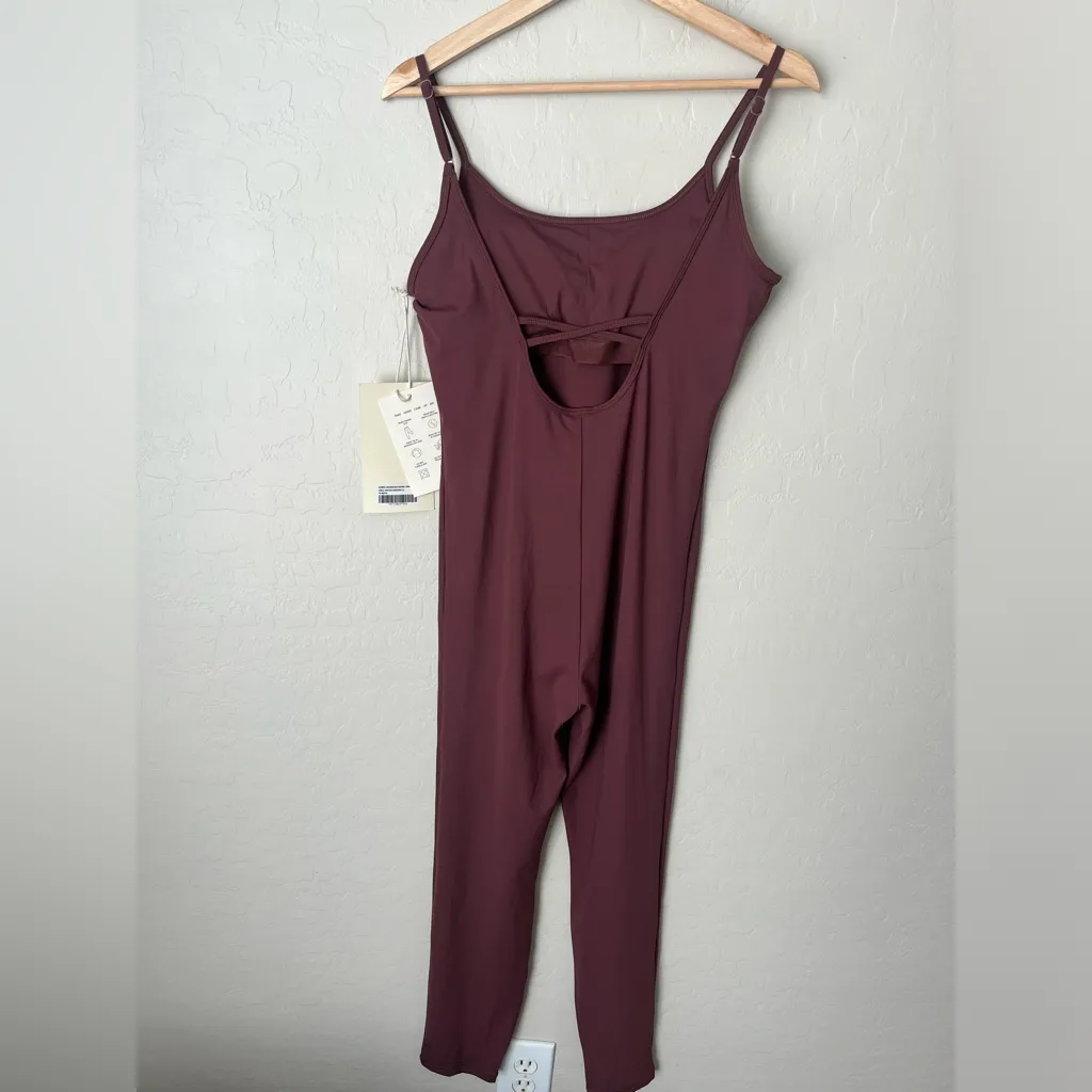 Adanola ultimate low cross back unitard burgundy XL NWT - Image 5