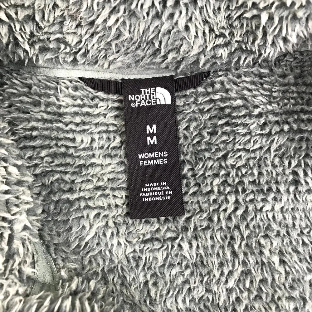 THE NORTH FACE Osito Fleece Jacket Women M Forest Green Outdoor Athletic Travel - Image 8