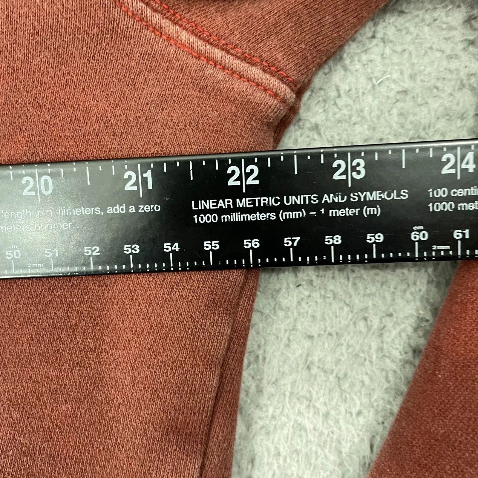 GAP Hoodie Women L Red Tie Dye Pullover Sweatshirt - Image 11