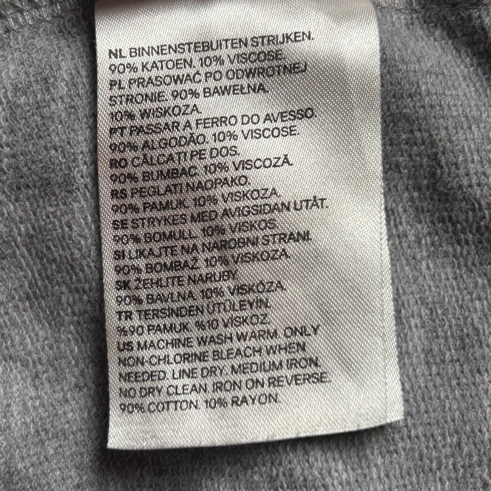 DIVIDED H&M Womens Confident Gray Long Sleeve Sweatshirt Size XL Boss Athleisure - Image 6