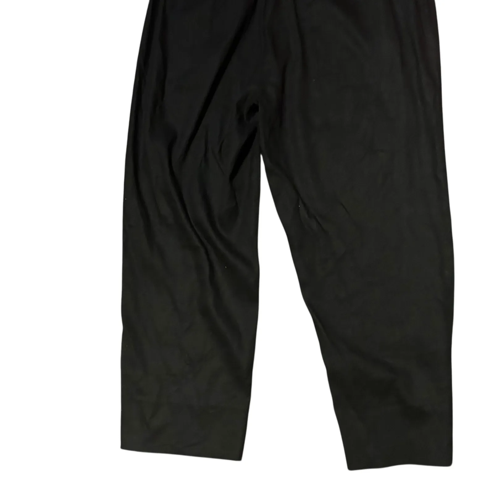 J. Jill Linen Stretch Crop Pants Capri SZ LG Petite Black Linen Blend Casual - Image 2