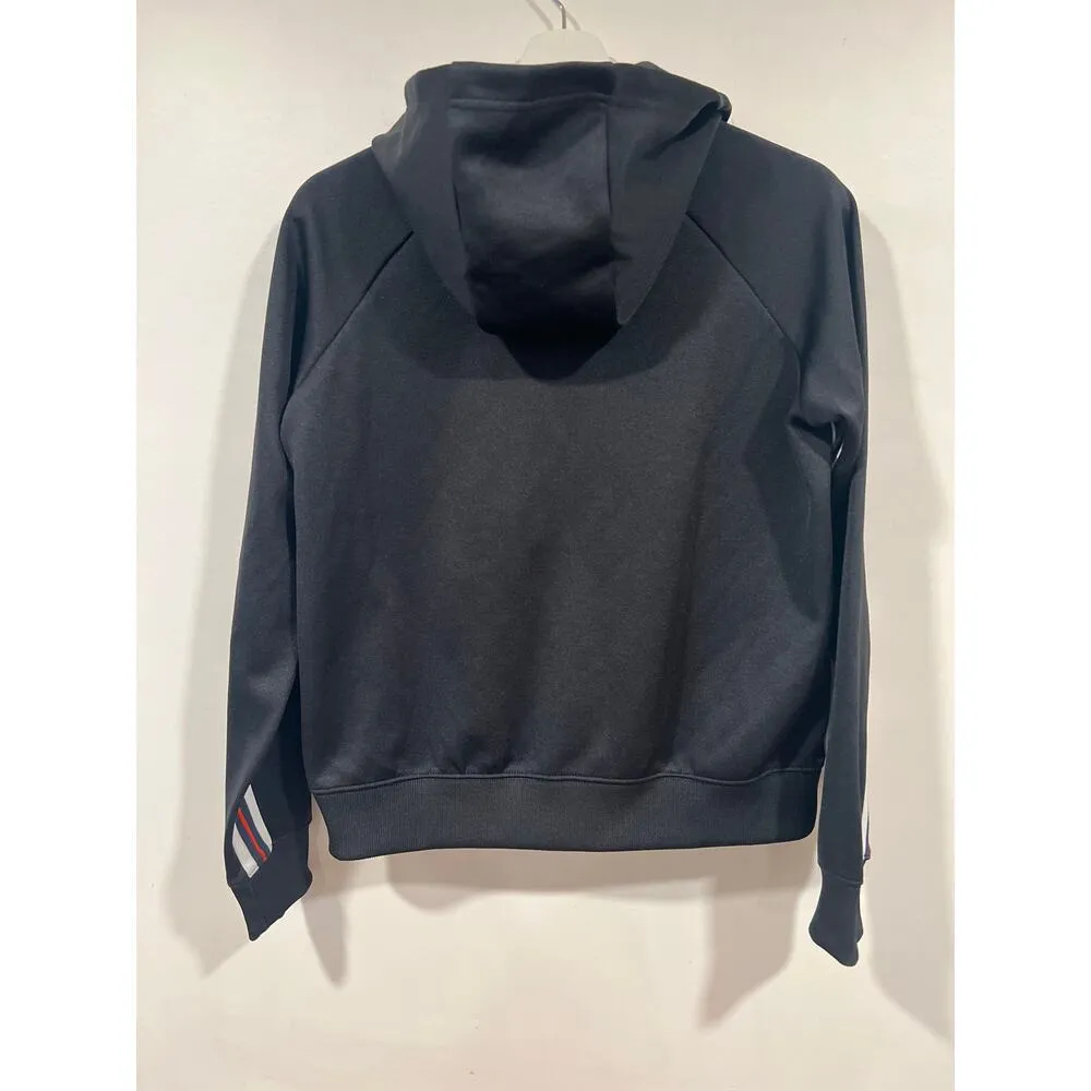 Women’s Nike Zip up Hooded Jacket Medium Athleisure Activewear Workout Black - Image 3