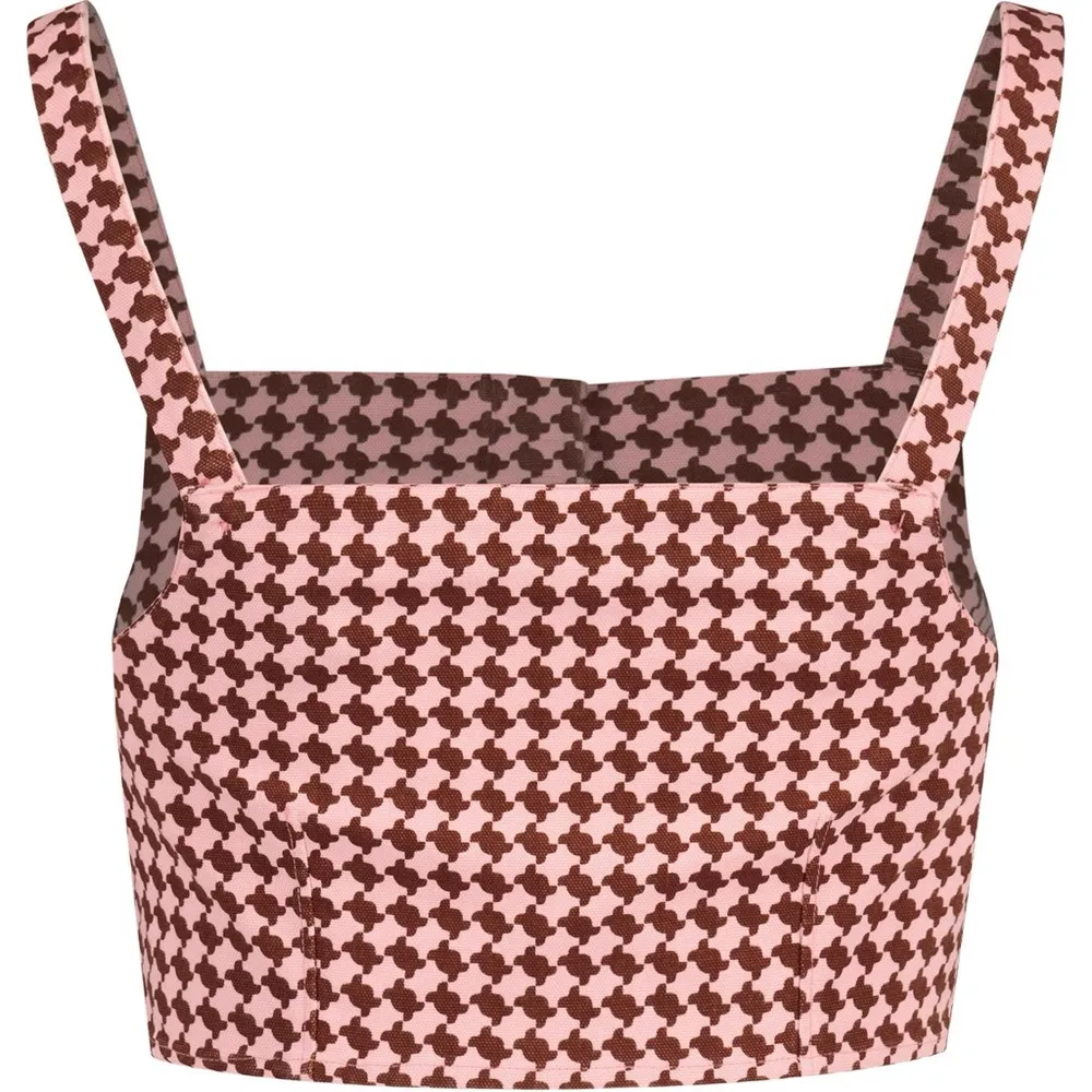 Levi’s Women’s Nadia Houndstooth Crop Top Size XS - Image 5
