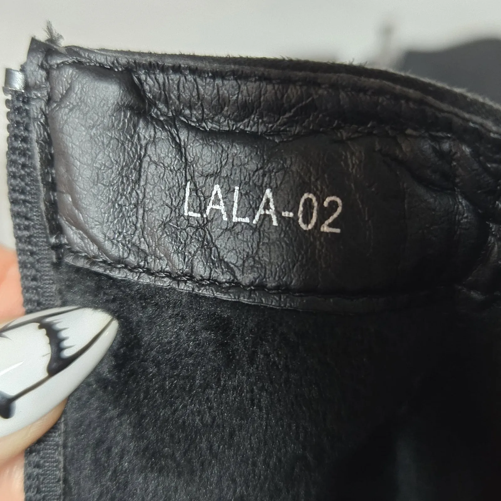 J. Mark Lala Faux Suede Rhinestone Embellished Heeled Booties Size 10 NWOB Black - Image 5