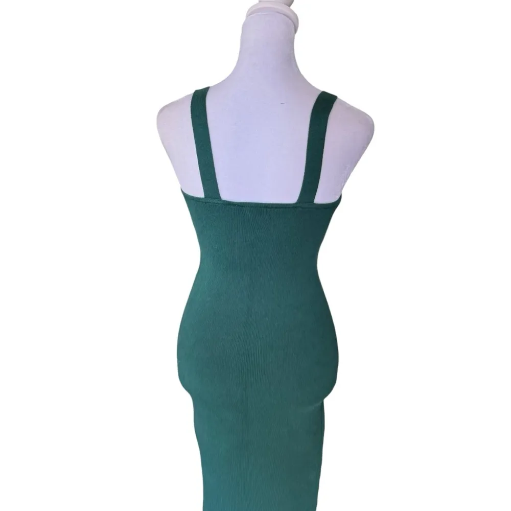 Abercrombie - NWT Bodycon Green Sweater Midi Dress Sz Xs - Image 7
