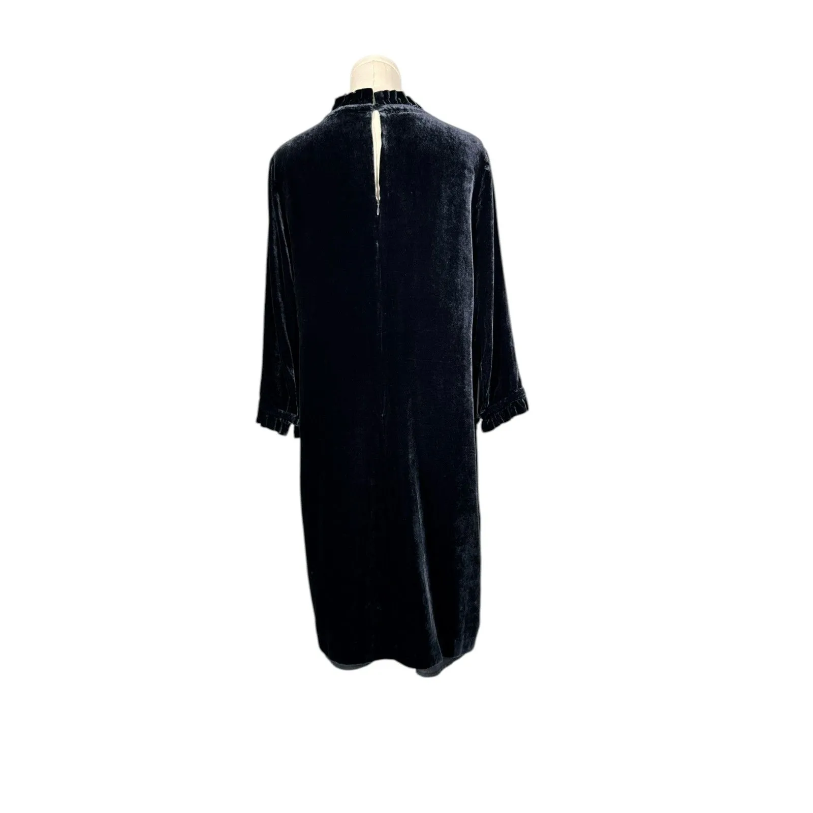Boden Midnight Blue Velvet Size 12 - Image 2