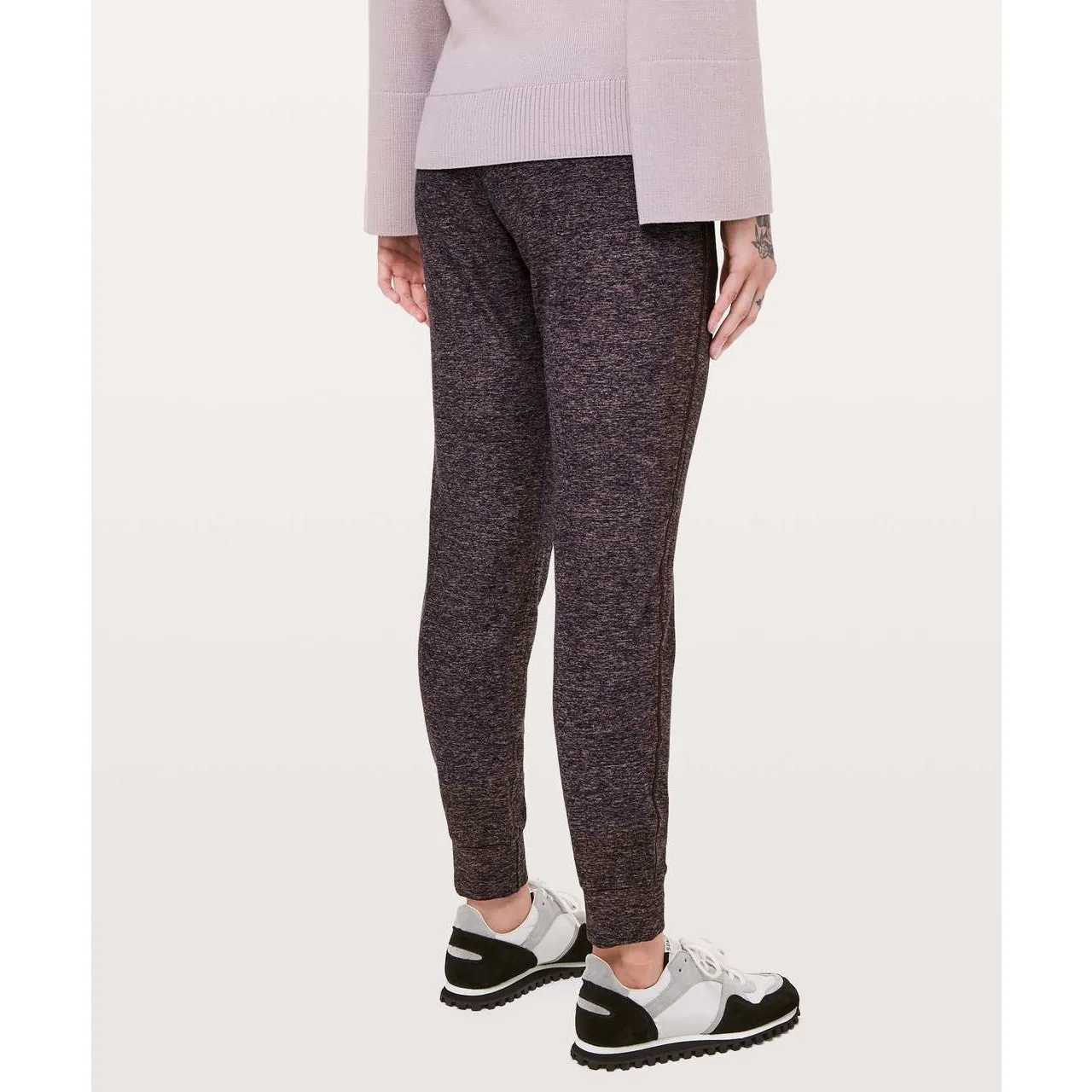 Lululemon Ready To Rulu Pant Updated 29" Heathered Spanish Rose Purple Black 4 - Image 2
