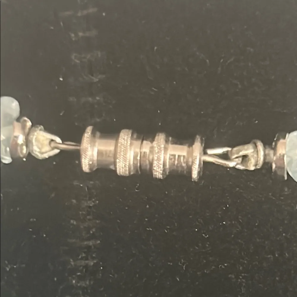 Vintage Artisan Aquamarine Sea Blue Chip - Image 3