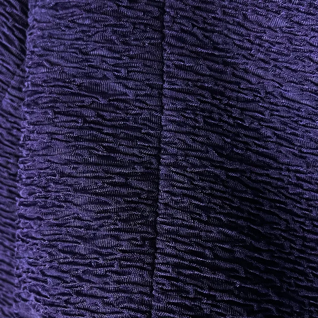 Chico's Textured Single Button Zipper Blazer Jacket (Royal Purple) - 1 (medium) - Image 7