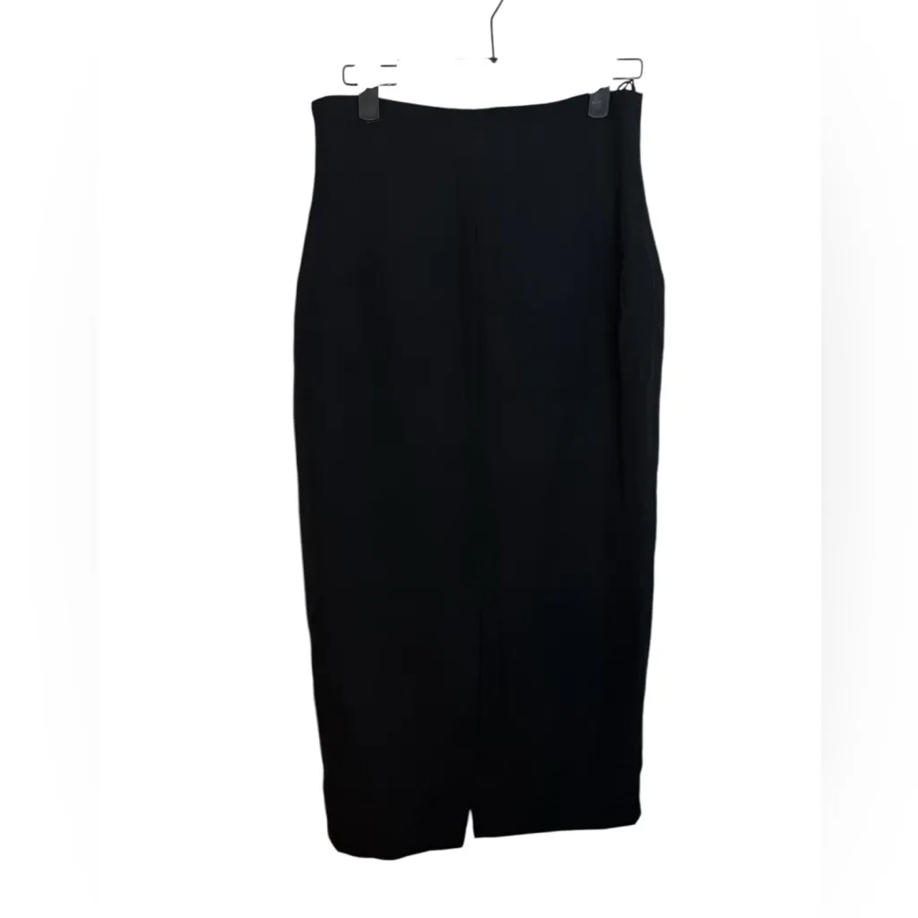 Vertigo Paris Vintage High Waisted Gold Button Down Pencil Skirt - Image 2