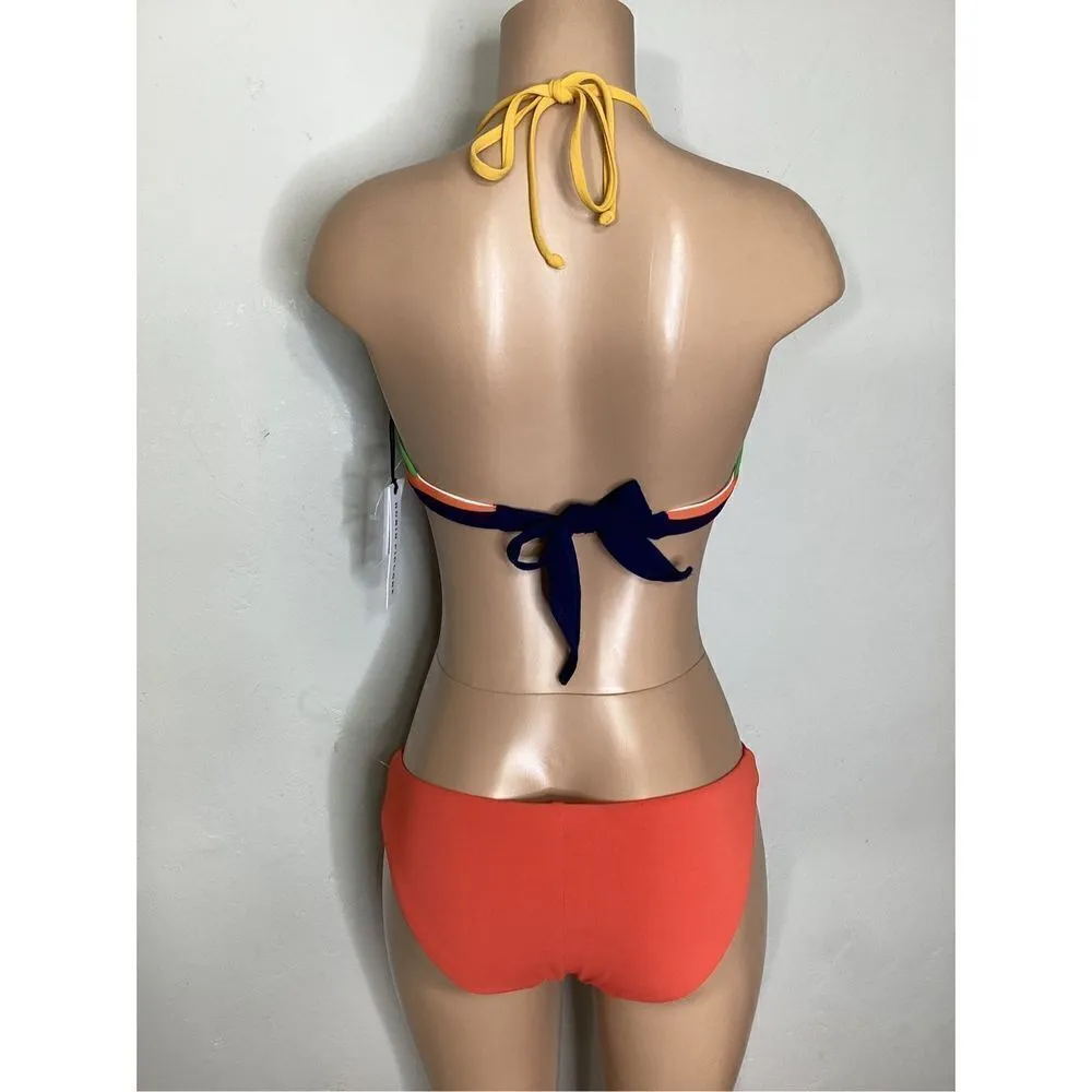 New. Robin Piccone color block bikini. S-top/M-bottom. Retails $178 - Image 4
