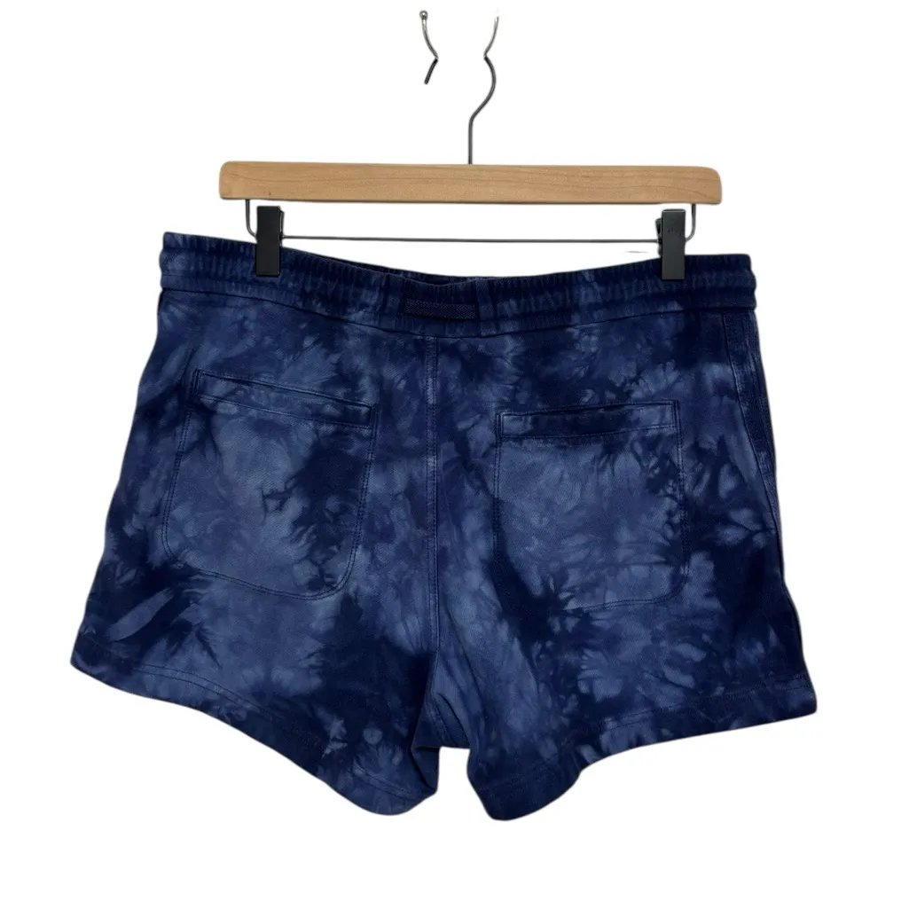 Athleta Farallon Shorts Drawstring Waist in Crystal Blue Tie Dye - Size M - Image 5