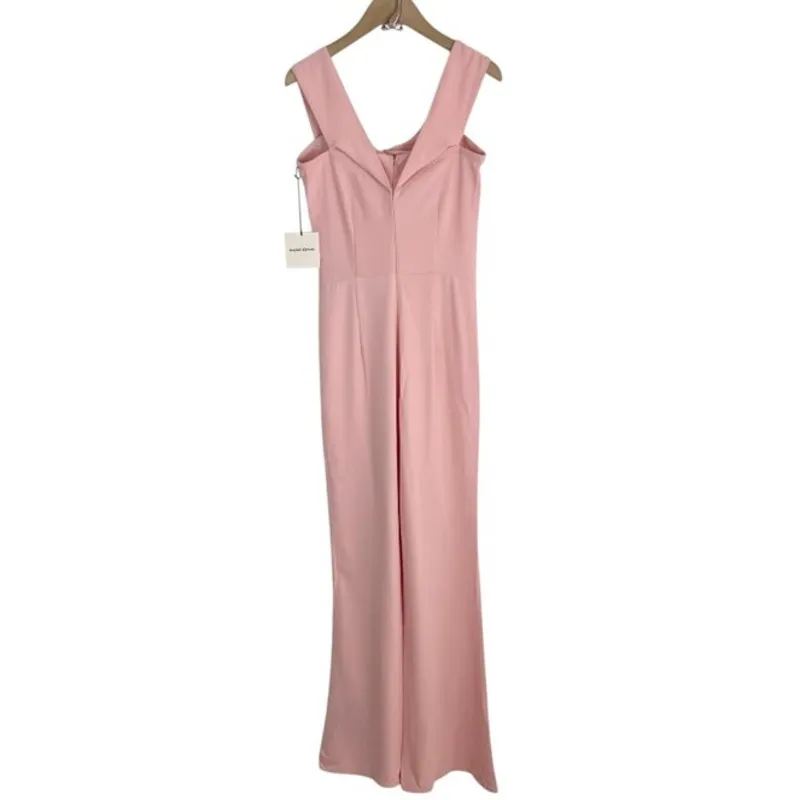 Revolve Superdown Off the Shoulder Sabrina Jumpsuit in Light Pink Size XS NWT - Image 5
