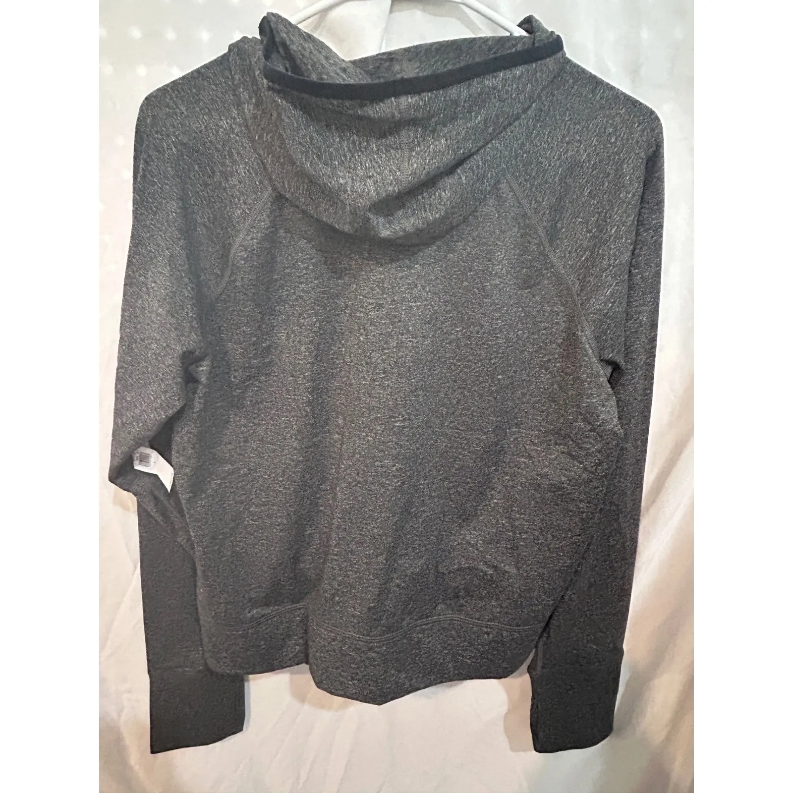 Old Navy Active CozeCore Hoodie Pullover Gray Size L Go Dry Activewear - Image 3