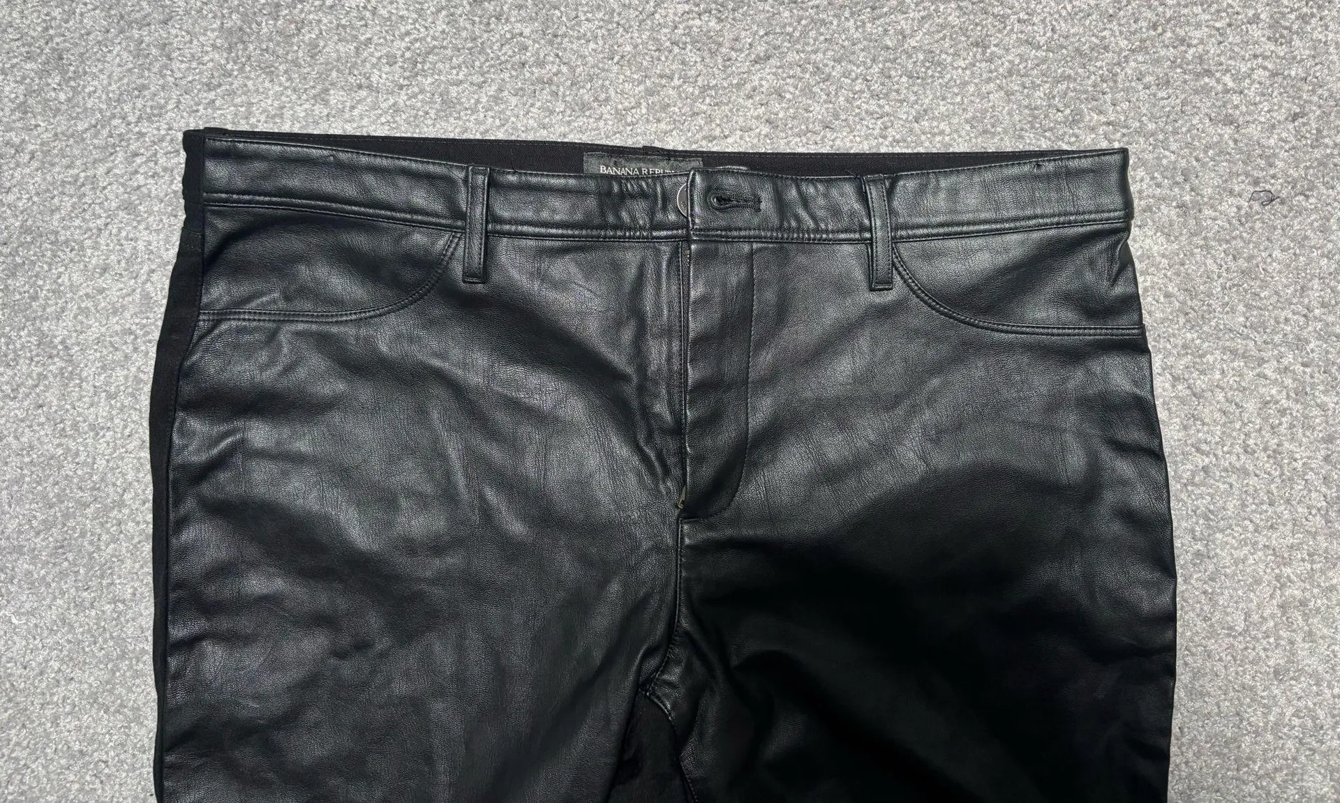 Banana Republic Duo Paneled Black Skinny Pants - Image 2