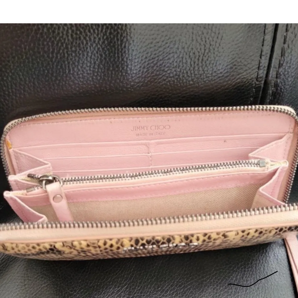 Jimmy Choo  Snake Print Wallet - Image 7
