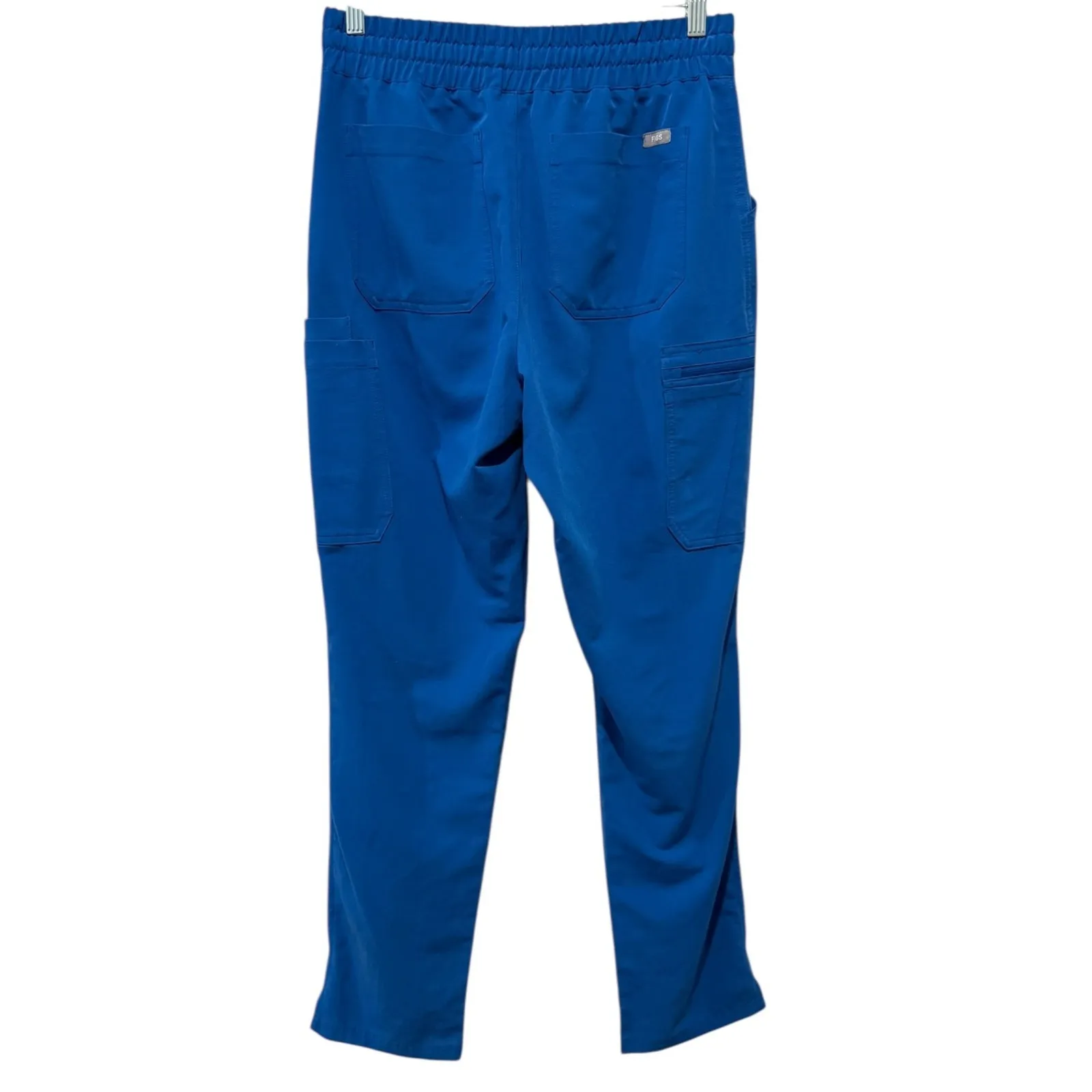 FIGS High Waisted Yola Skinny Scrub Pant Women Size M Tall Blue Uniform - Image 2