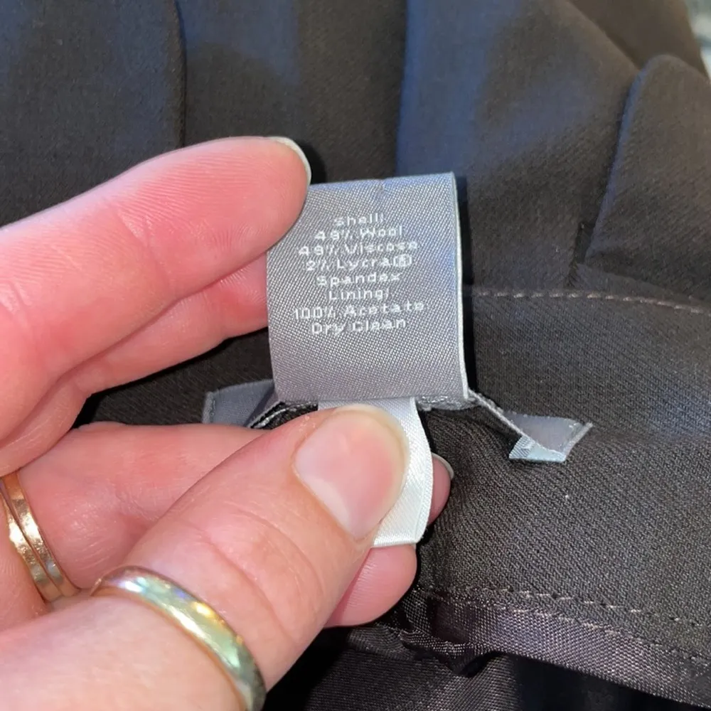 Ann Taylor Brown Margo Boot Cut suit separates dress slacks - Image 6