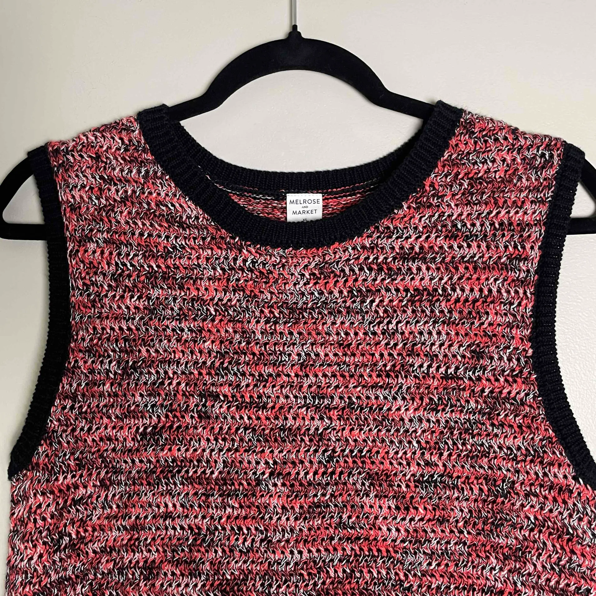 Melrose And Market Womens Sleeveless Knee Length Knit Crewneck Sweater Dress XS - Image 4