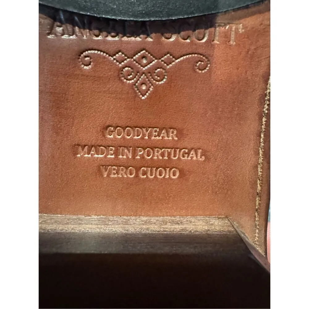 The Office Of Angela Scott Mr Smith yellow blue stripe Oxford size 37.5 7.5 - Image 4