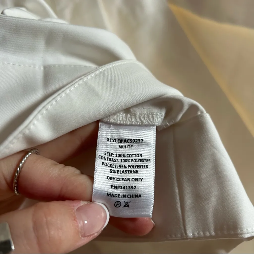 ASTR The Label Antheia Pleated Mini Skirt Skater Coquette‎ Short White NEW XS - Image 7