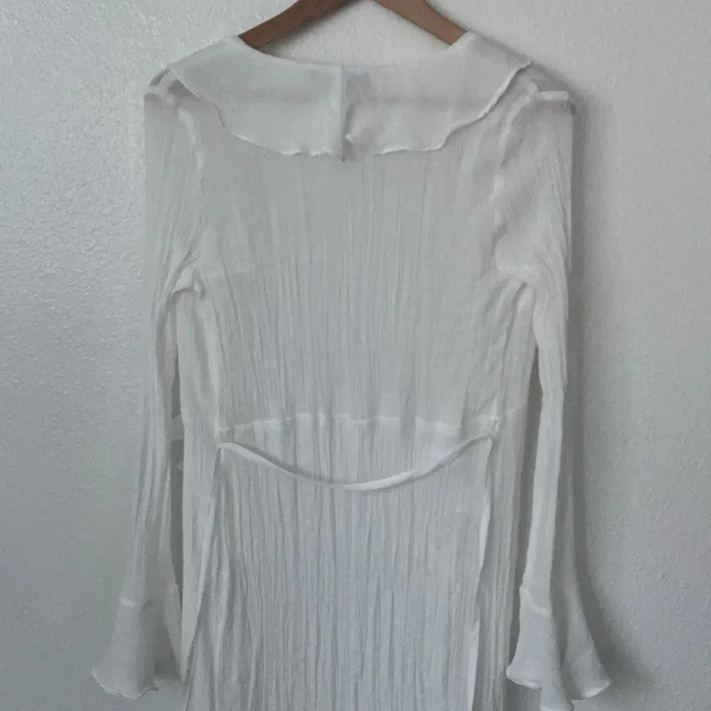 Lulus S Sun-Kissed Sweets White Ruffled Swim Cover-Up in White - Image 11