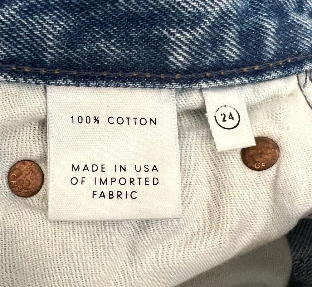 GRLFRND Karolina Ripped High Waist Ankle Skinny Jeans In Treasure Size 24 - Image 11