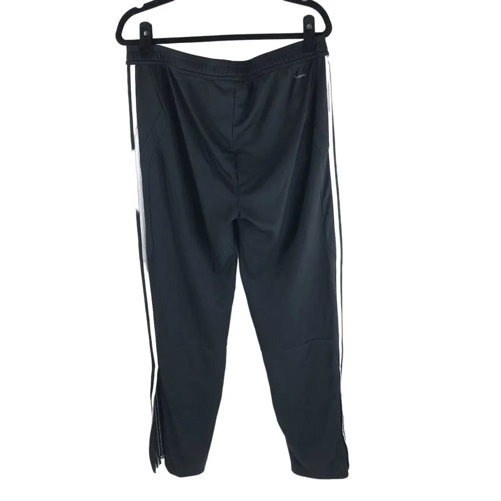 Adidas Womens Tiro 19 Training Pants Slim Fit Zip Ankle Elastic Waist Black XL - Image 3