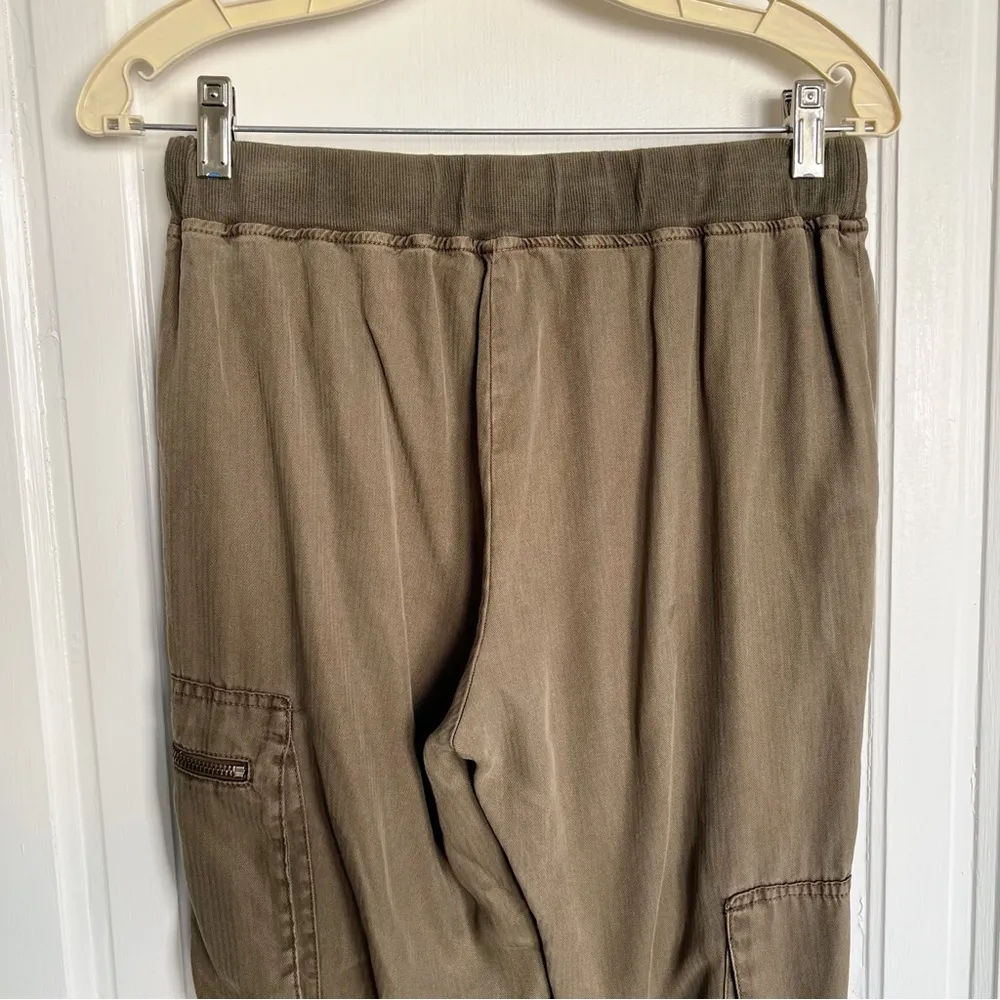 Young Fabulous & Broke • Jupiter Cargo Jogger pants olive army green tencel - Image 9