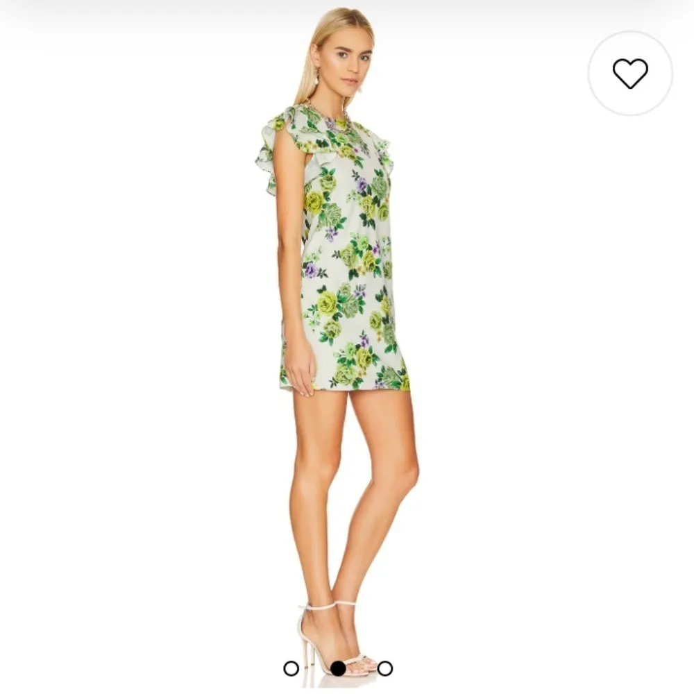 Amanda Uprichard Fiori dress in green floral “veranda” print. Size small - Image 3