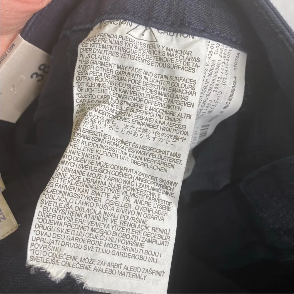 Basic Z1975 Denim Mid-rise Red & White Stripe Skinny Jeans New - Image 12