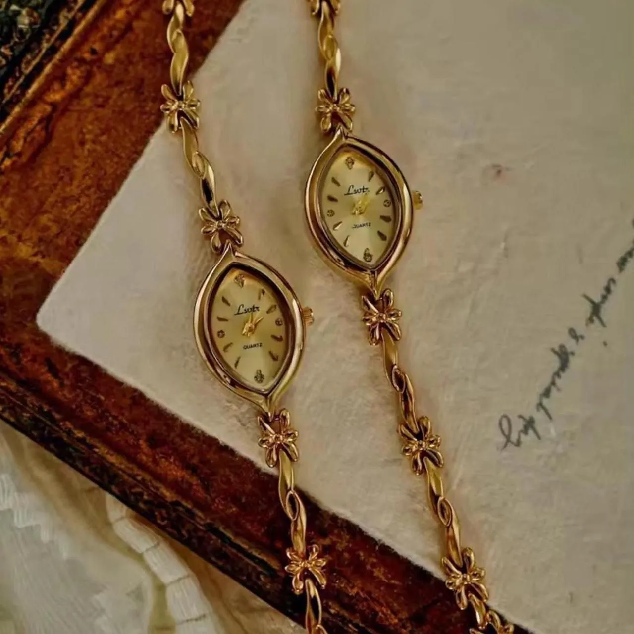 Women's Gold Watch - Image 5