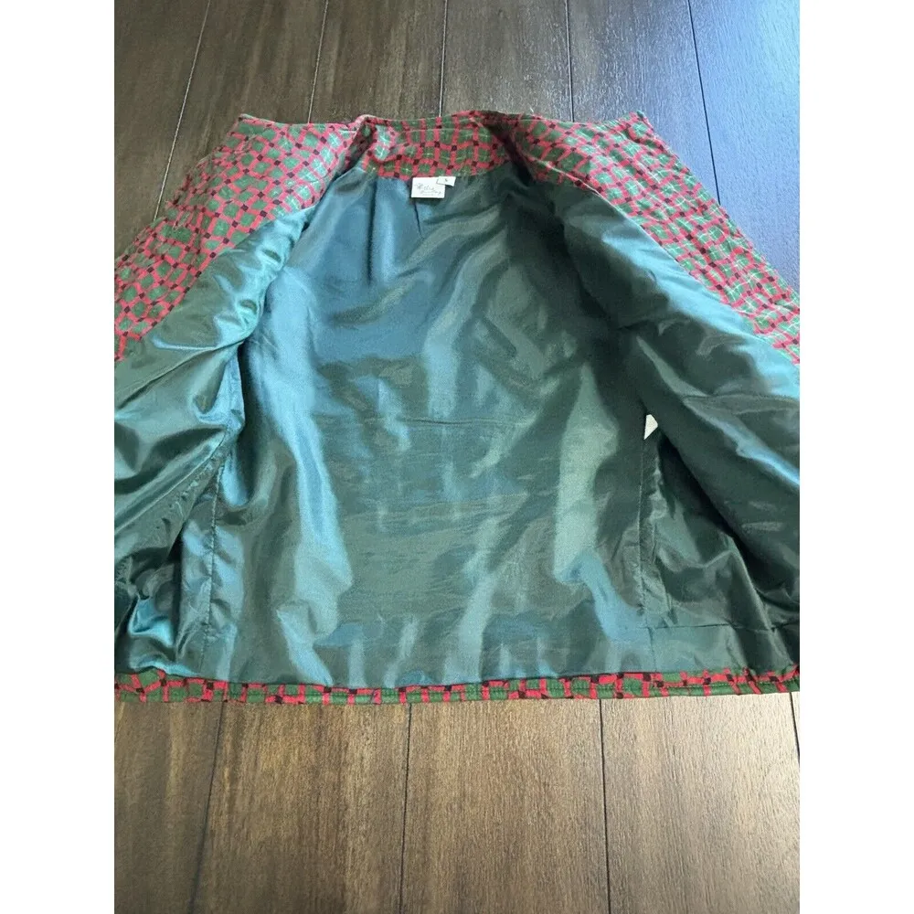 Vera Bradley Retired Rare  Indiana Holiday 95 Christmas Jacket Size Small - EUC! - Image 9