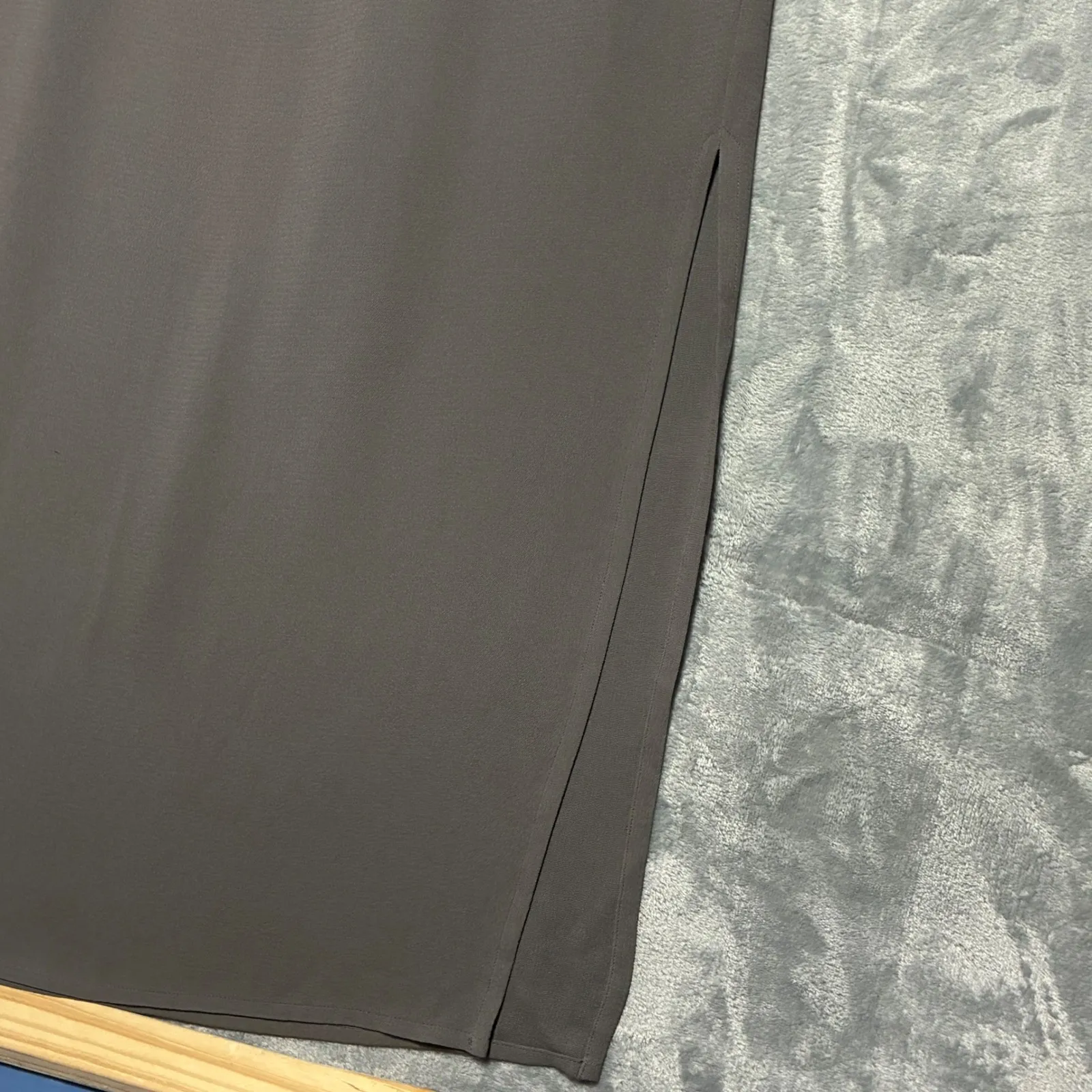 Eileen Fisher Silk Midi Skirt Side Slit Women's M - Image 4