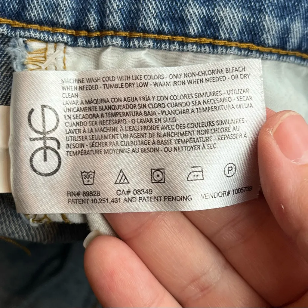 CIRCUS NY Carpenter Cargo‎ Denim Midi Skirt Womens Size 26 Side Show Blue NEW - Image 9