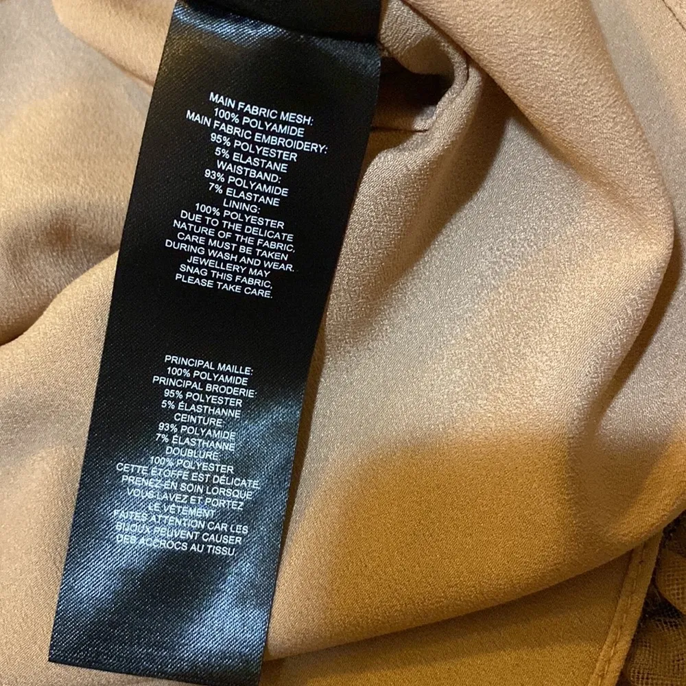 SELF-PORTRAIT Shirred Polka Dot Top size US 10 - Image 4