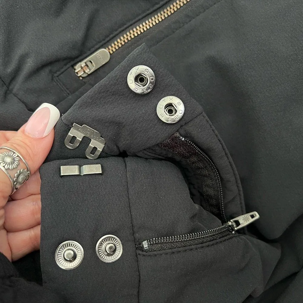 Athleta Hiking Black Wander Skinny Pants Ankle Zip Size 6 Black Womens NWOT - Image 10