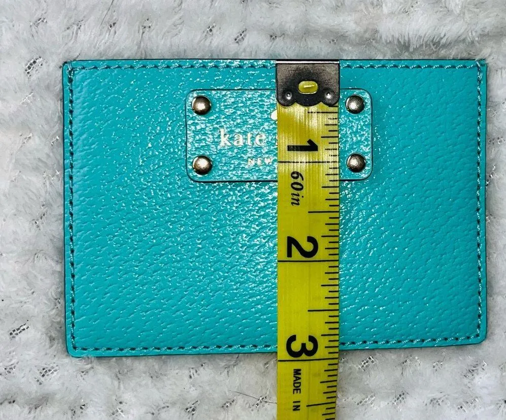 Kate Spade Card Holder Robin Egg Blue - Image 5