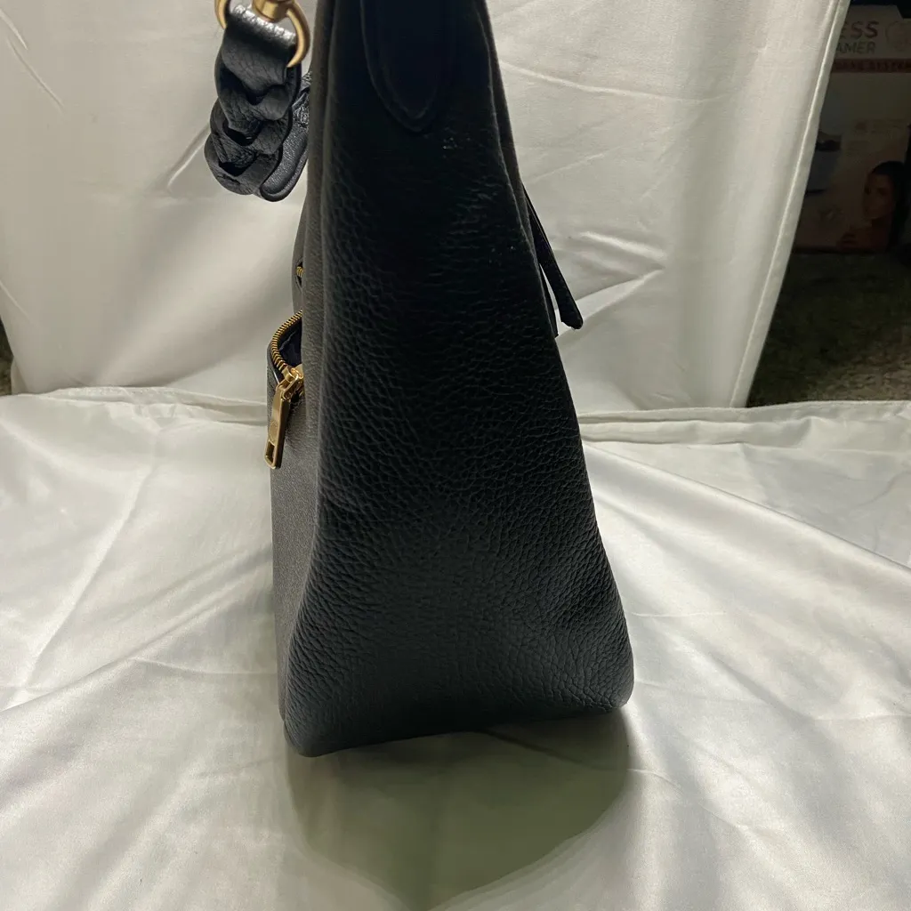 Coach Black and Brown Shoulder Bag - Image 3