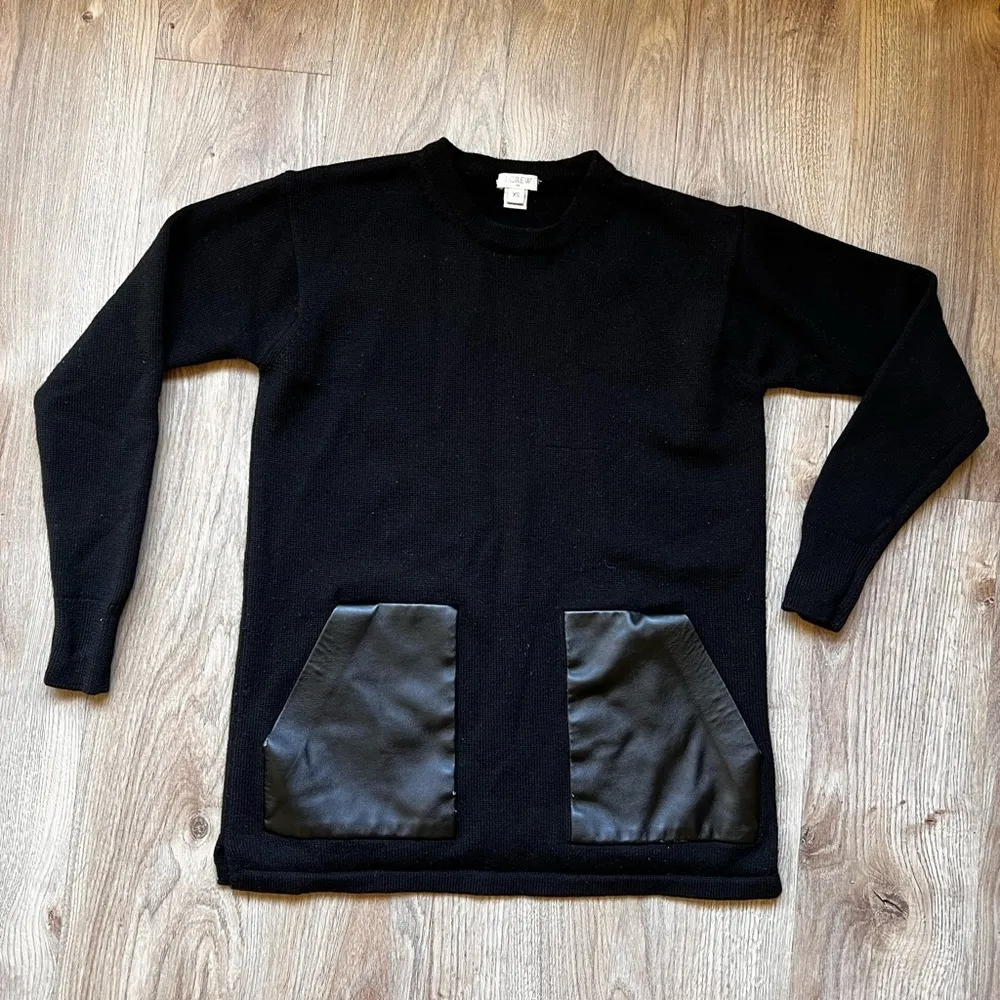 J.crew factory 100% merino wool sweater pullover size xs - Image 2