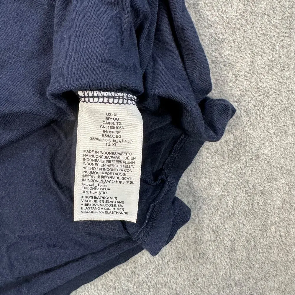 Daily Ritual Navy Blue 3/4 Sleeve Tunic Shirt Women's XL Casual Crew Neck Top - Image 5