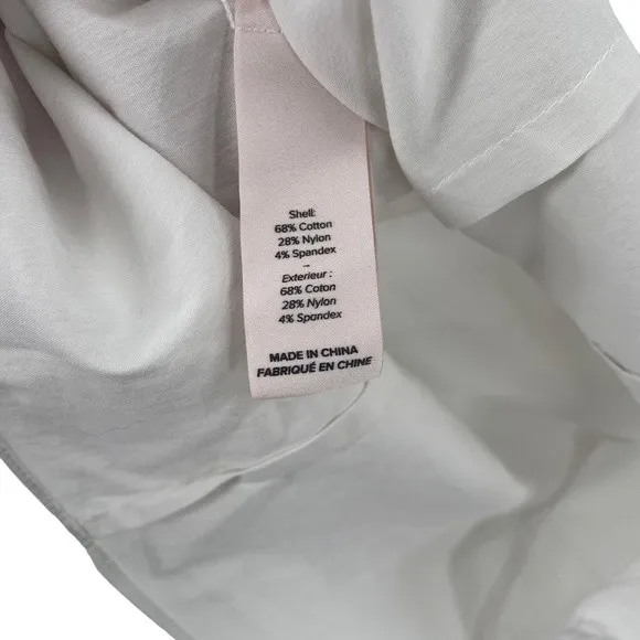 Cinq a Sept Womens xs Theresa Tie Cuff Top White‎ Cotton White - Image 4