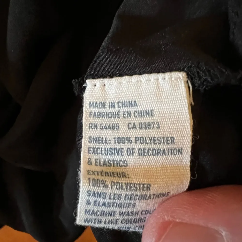 American Eagle Outfitters AEO Tiered Ruffle Mini Sexy Black Dress Size 6 - Image 9