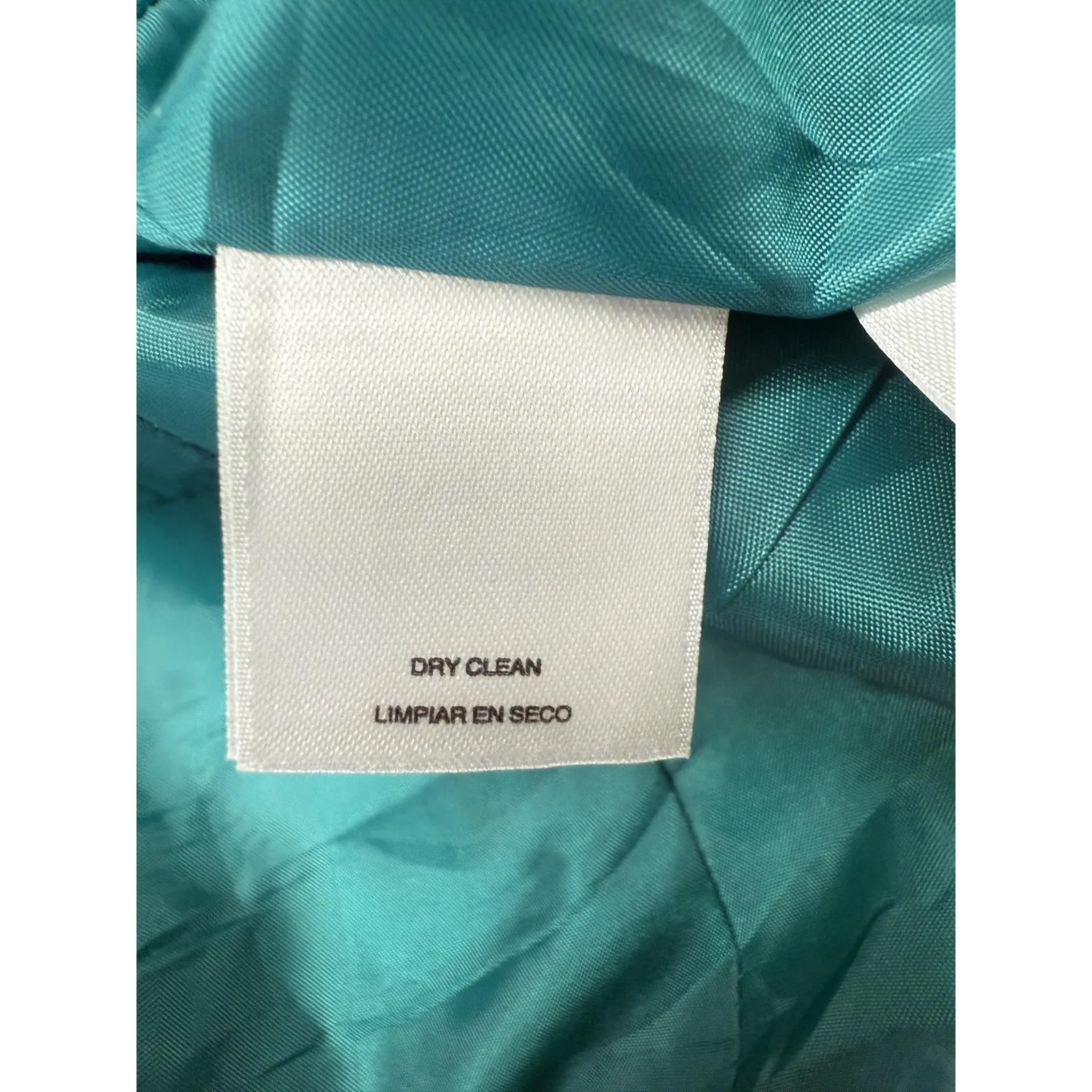 Nine West Blazer Womens 18W Teal Open Front Lined Career Jacket‎ Stretch Pockets - Image 8