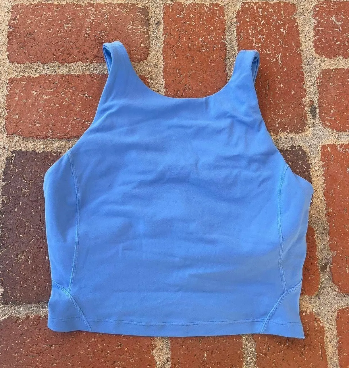 Royal Blue Workout Crop Top Lululemon 6 - Image 4